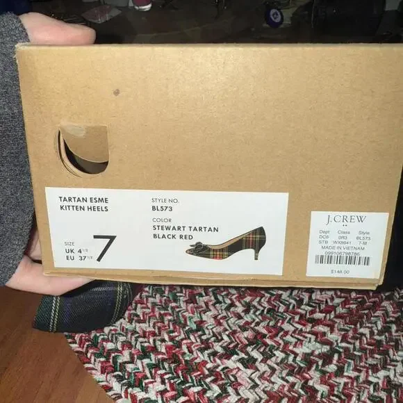 J.crew tartan esme kitten heels - Picture 5 of 5